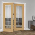 Ely 1L Full Glazed Oak Door