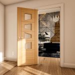 Seville Glazed 4LS Oak Door