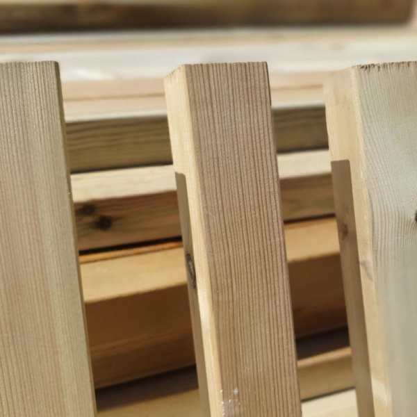 Square treated decking spindles